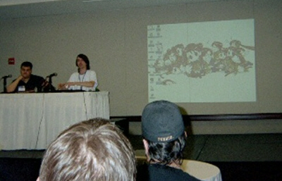 The only place at the con where saying "Naruto" was considered profane.