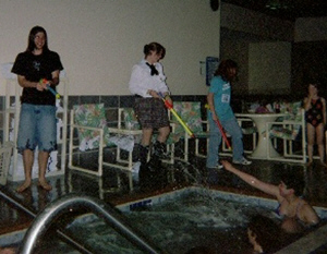 And I escaped bone dry!