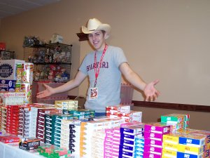 Come on down to Crazy Cowboy's Pocky Emporium!