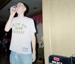 To think- 20 hours later, I was actually *in* Green Bay